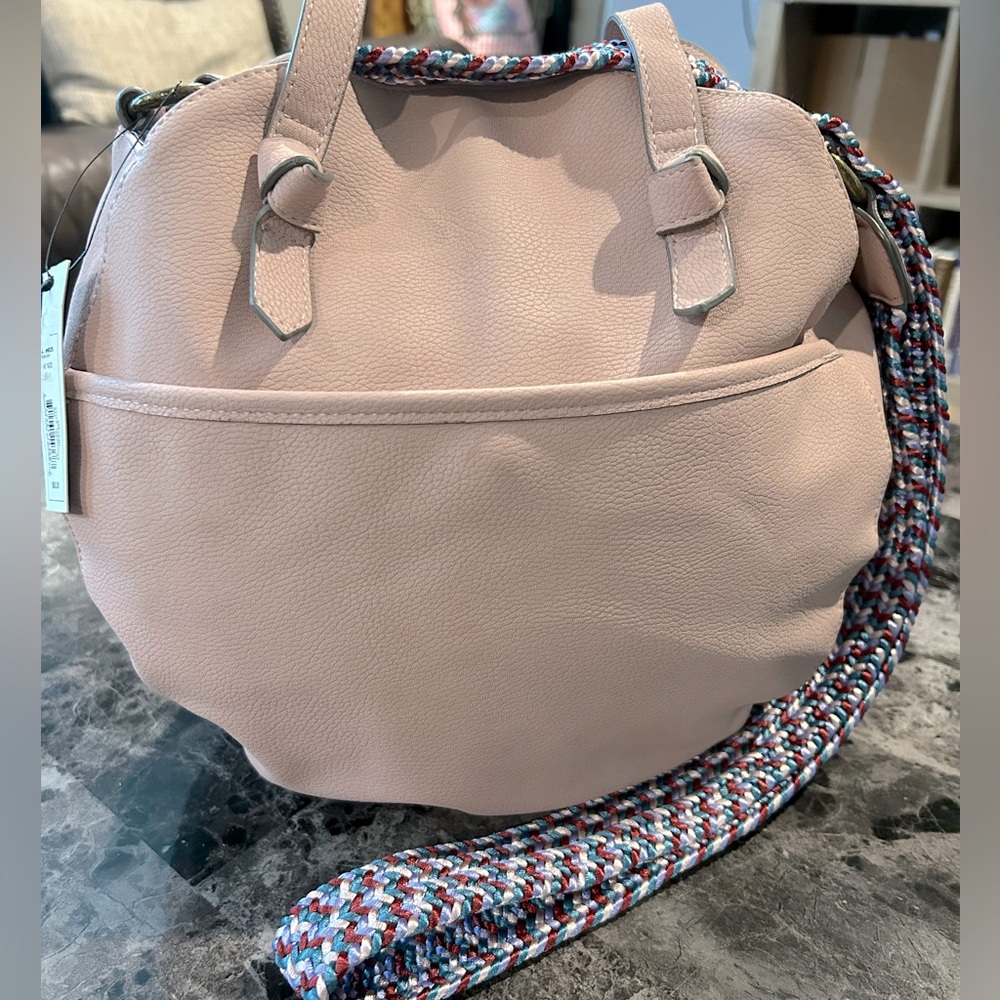 Elegant Pink Crossbody Bag